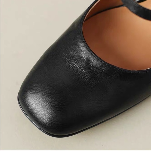 Dark brown / black Mary Jane heels - Picture 7 of 8
